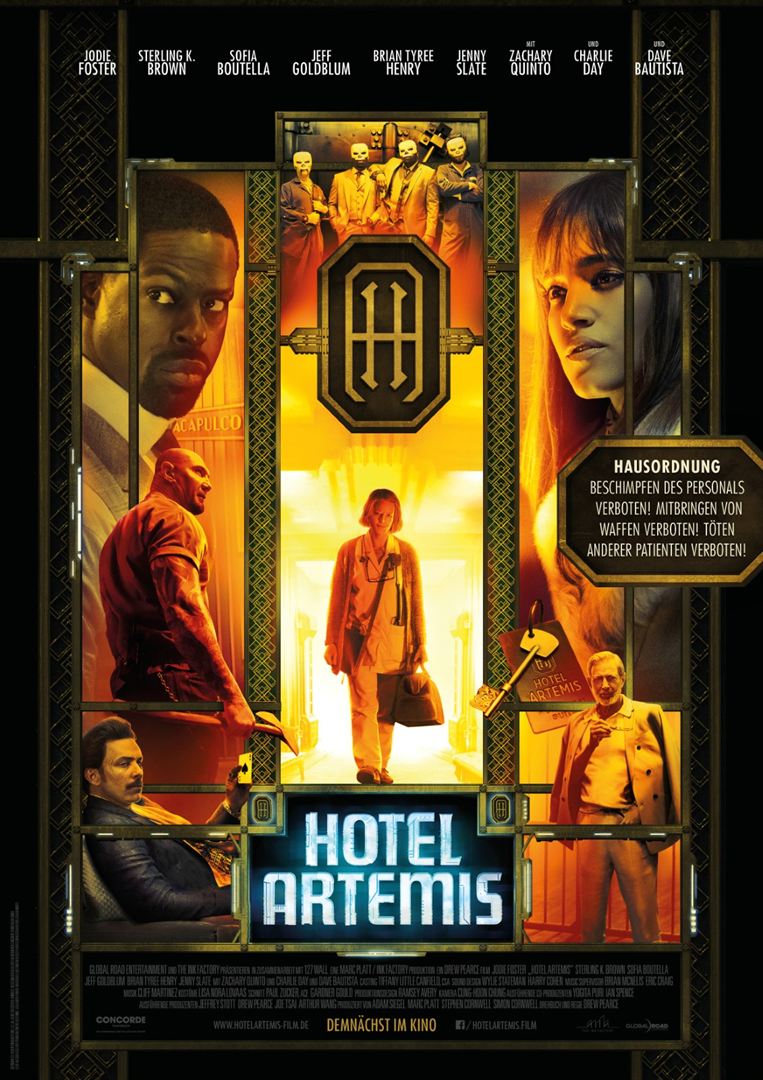 Hotel Artemis Film anschauen Online