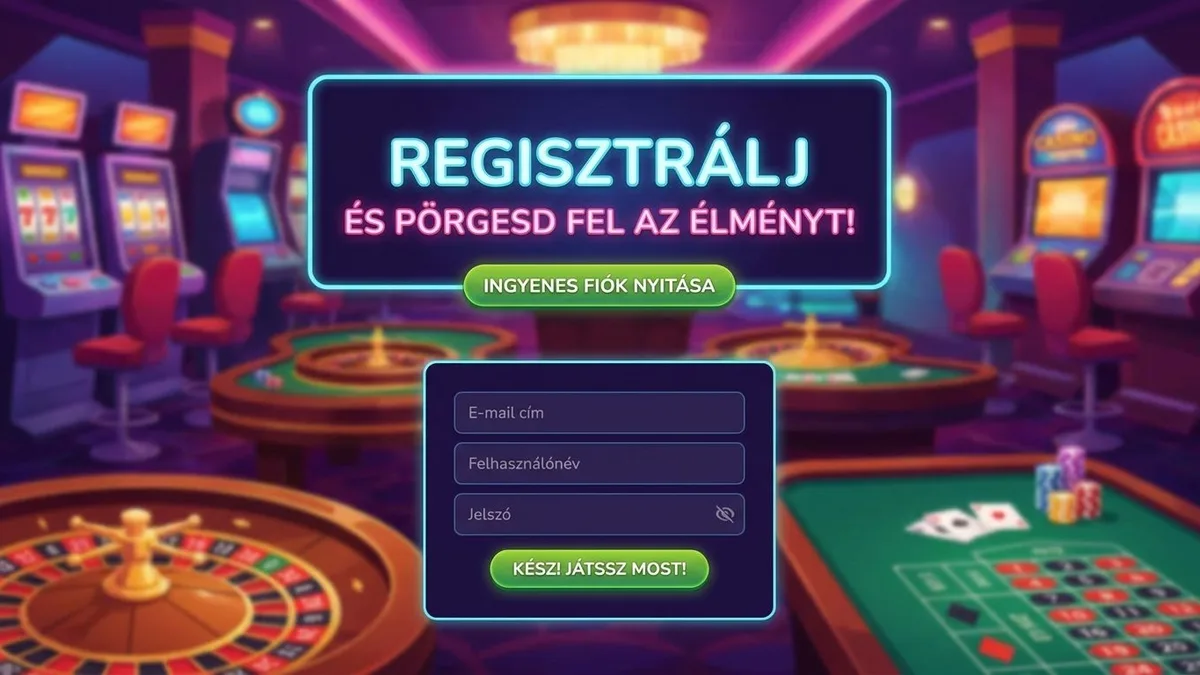 Regisztráció bónusszal